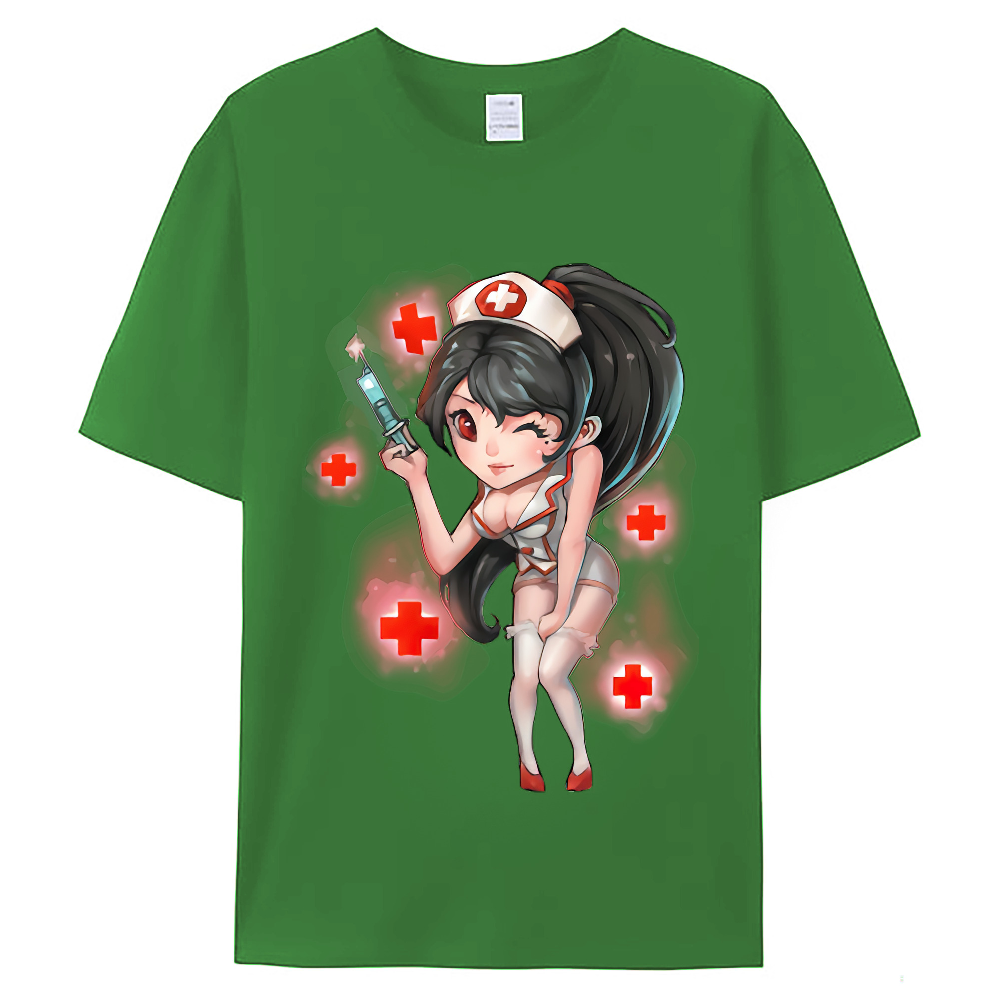 （画像用） リーグ・オブ・レジェンド League of Legends LOL レディースカジュアルプリントTシャツ（綿100％）